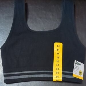 Women's Black Seamless Sports Bra